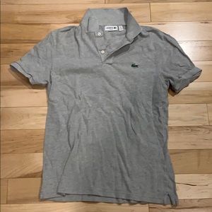 Lacoste quarter button shirt with collar